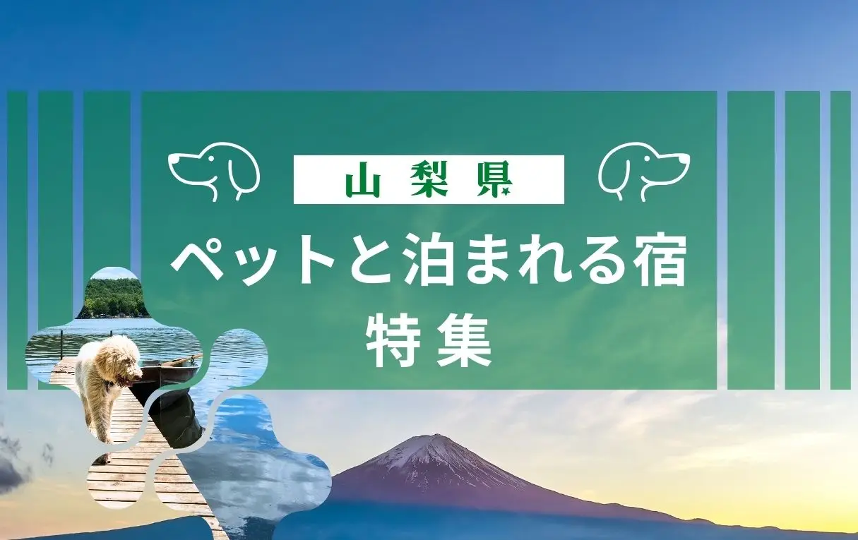 山梨県の自然を愛犬連れで満喫！おすすめペットと泊まれる宿特集【2024年最新】