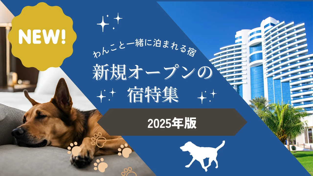 2025年に新規オープン予定のペットと泊まれる宿特集＜随時更新＞